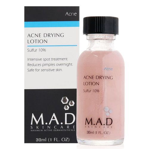 M.A.D Skincare - Acne Drying Lotion W Sulfur 10% 30ml